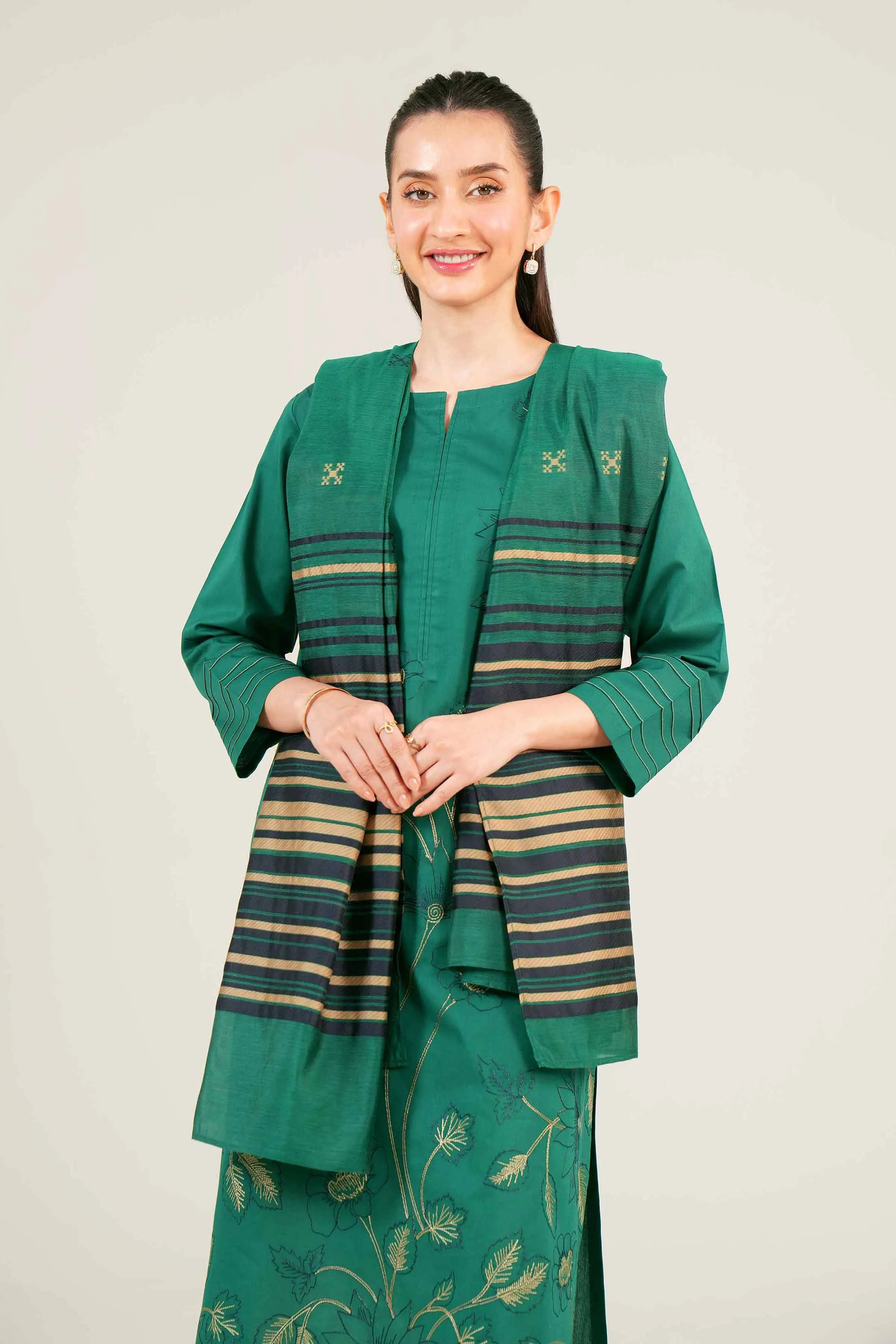 2 Piece - Embroidered Suit - PE24-95