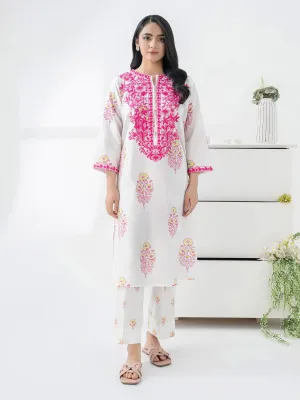 2 Piece Lawn Suit-Embroidered (Pret)