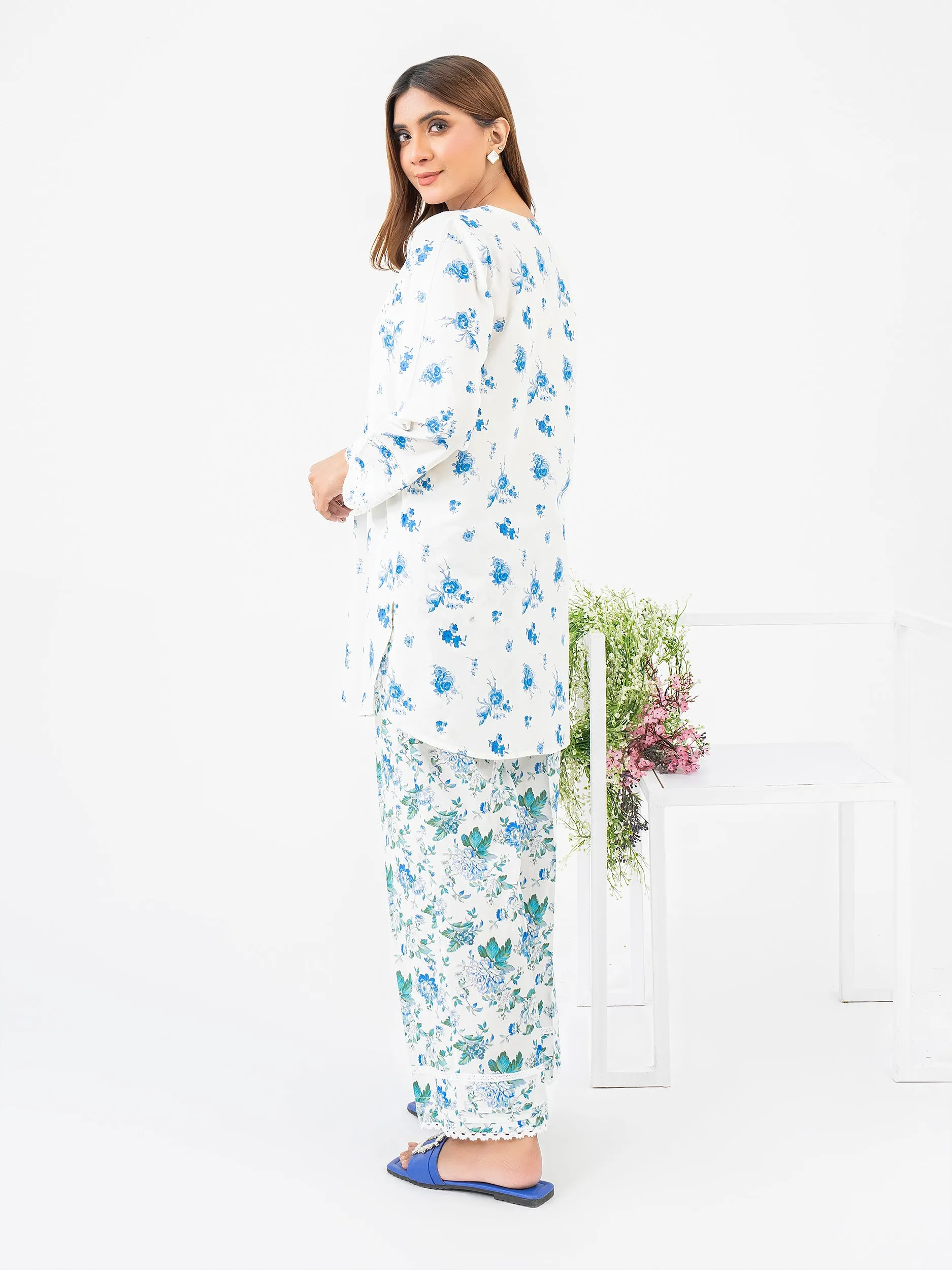 2 Piece Lawn Suit-Embroidered (Pret)