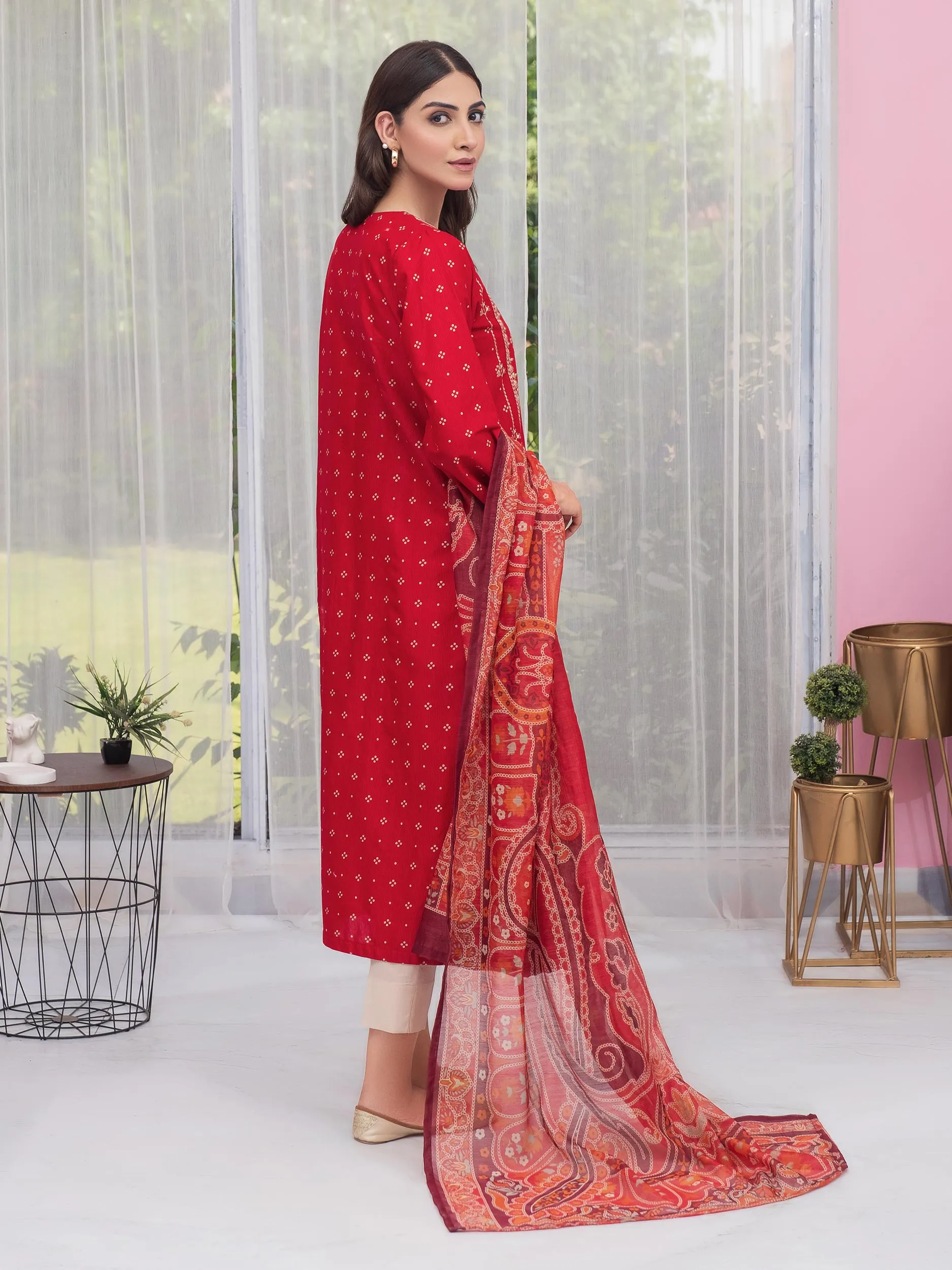 2 Piece Lawn Suit-Embroidered (Unstitched)