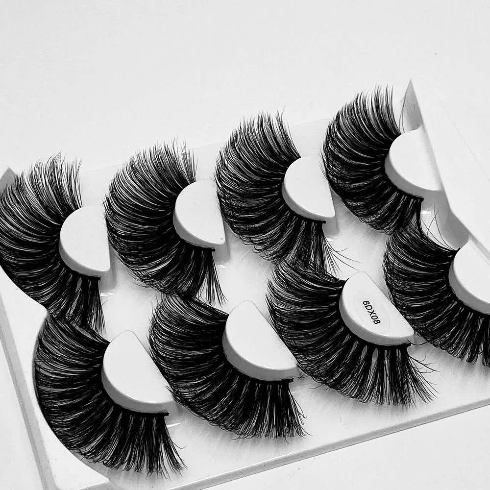 25mm mink eyelashes(4 pairs)