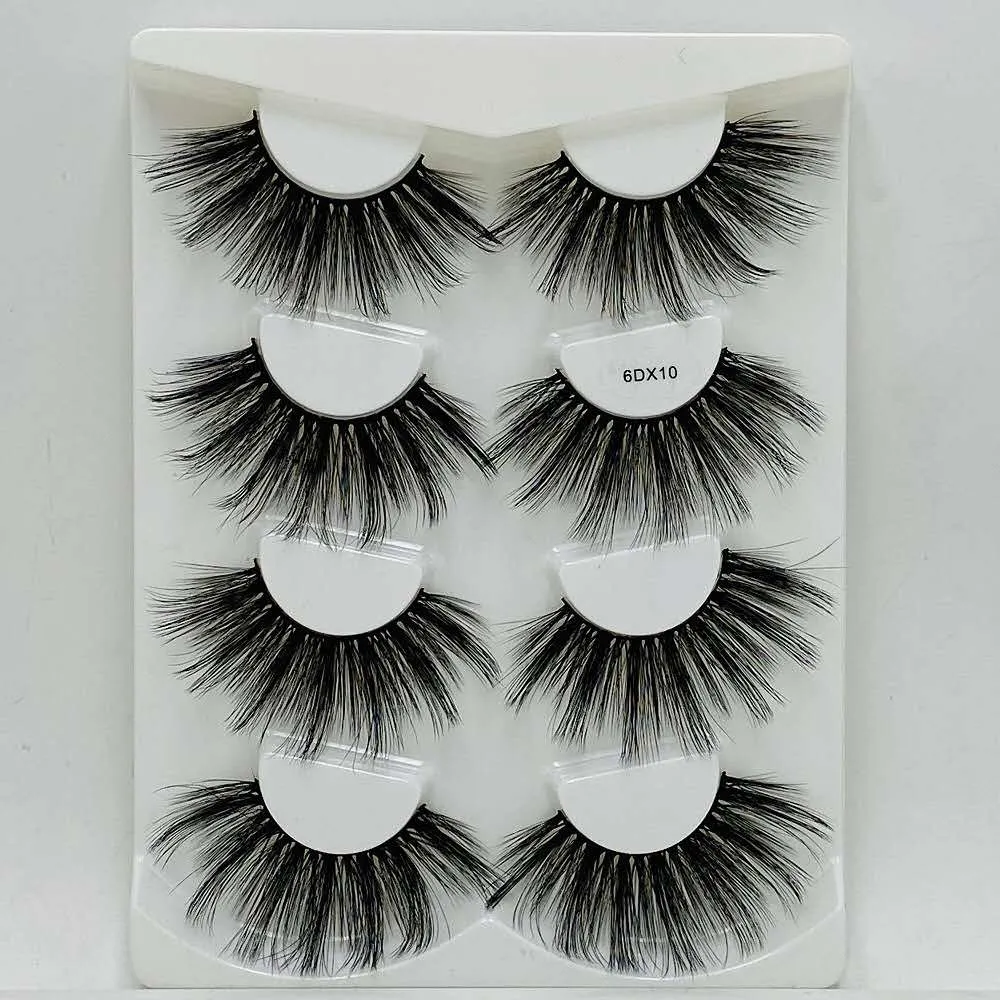 25mm mink eyelashes(4 pairs)