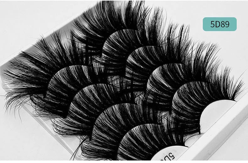 5 pairs of 25mm Imitation mink eyelashes