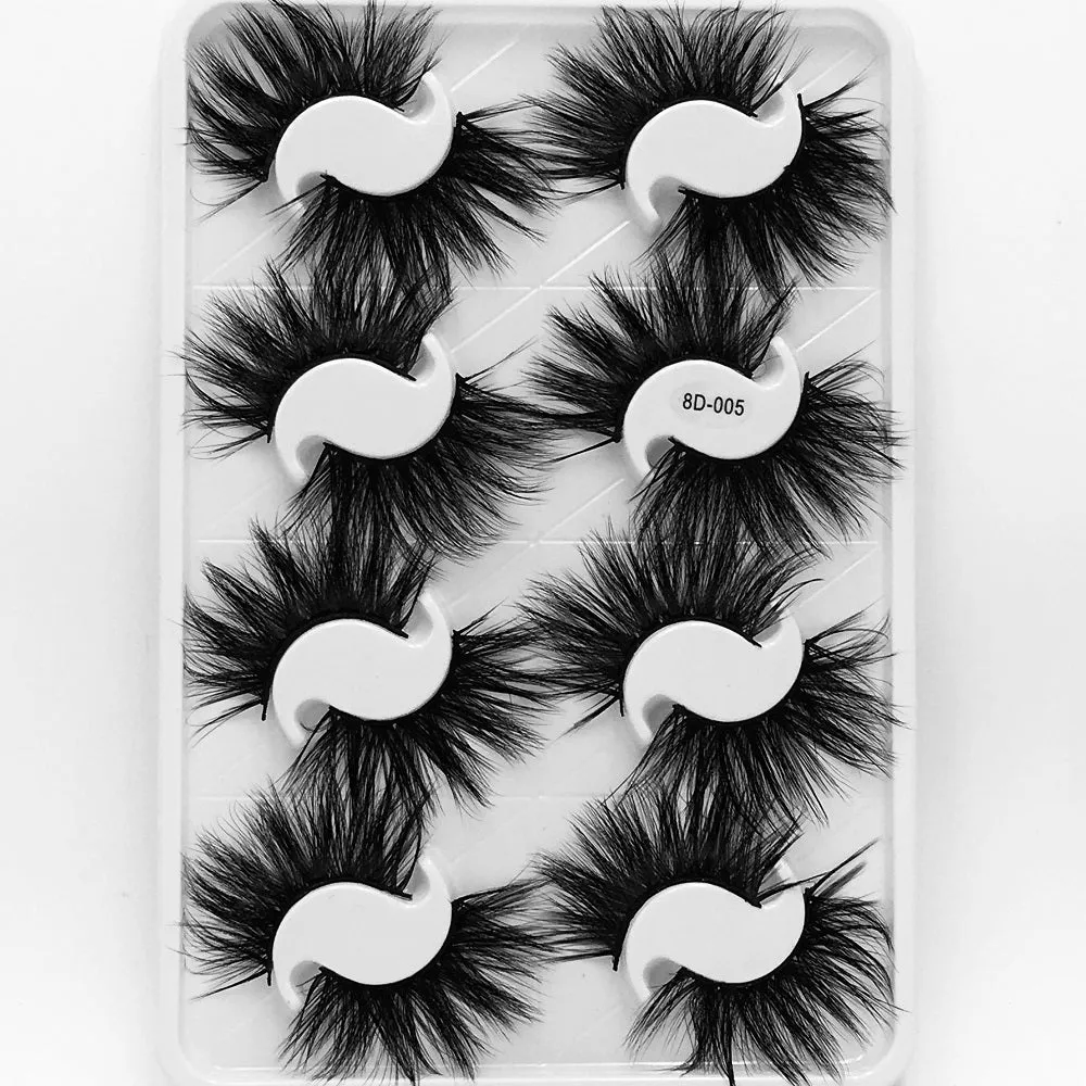 8 pairs of 25mm Imitation mink eyelashes