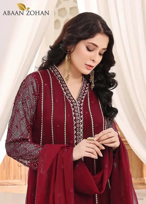 Abaan Zohan - Kashish Collection - Maroon