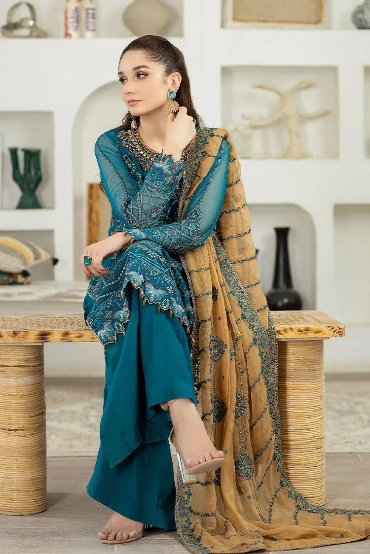 Adans Libas - Marguerite Embroidered Chiffon Collection - 5288