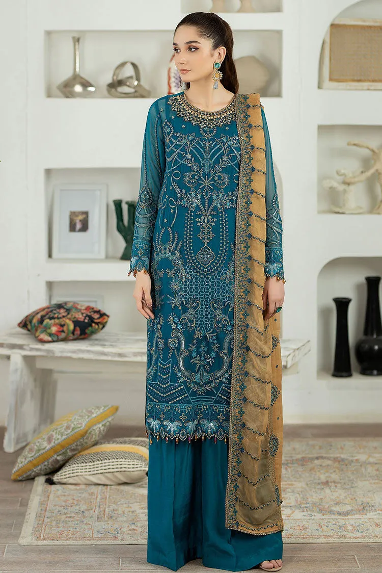 Adans Libas - Marguerite Embroidered Chiffon Collection - 5288