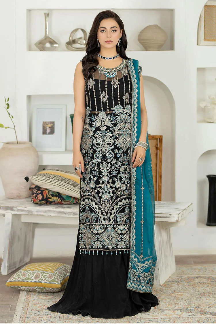 Adans Libas - Marguerite Embroidered Chiffon Collection - 5289