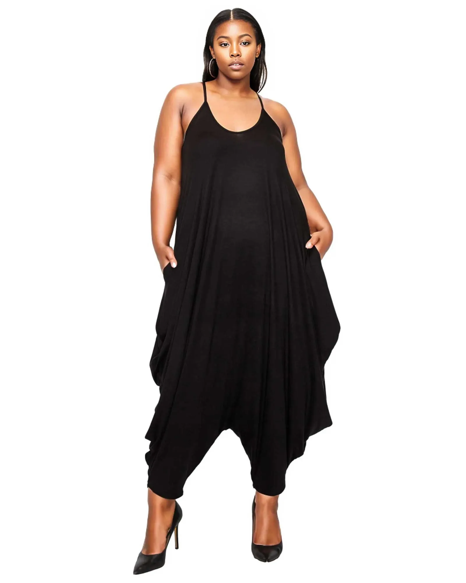 Addison Harem Jumpsuit | Black