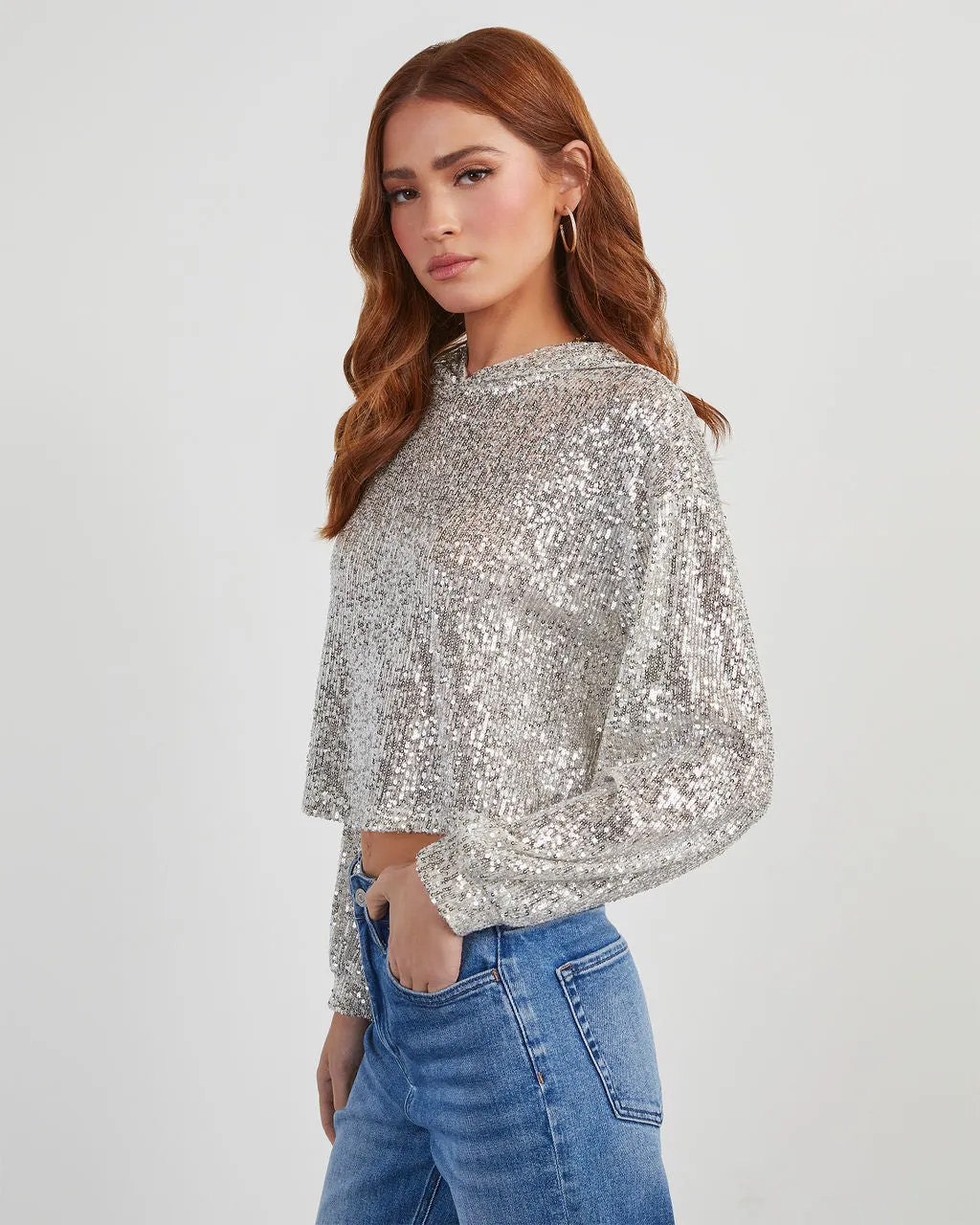 After Party Sequin Hoodie