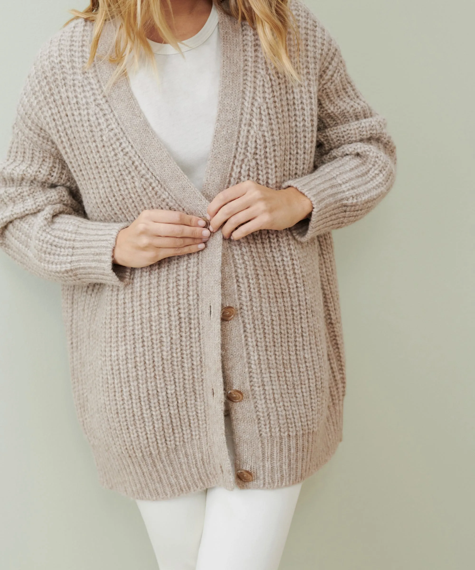 Alpaca Cocoon Cardigan