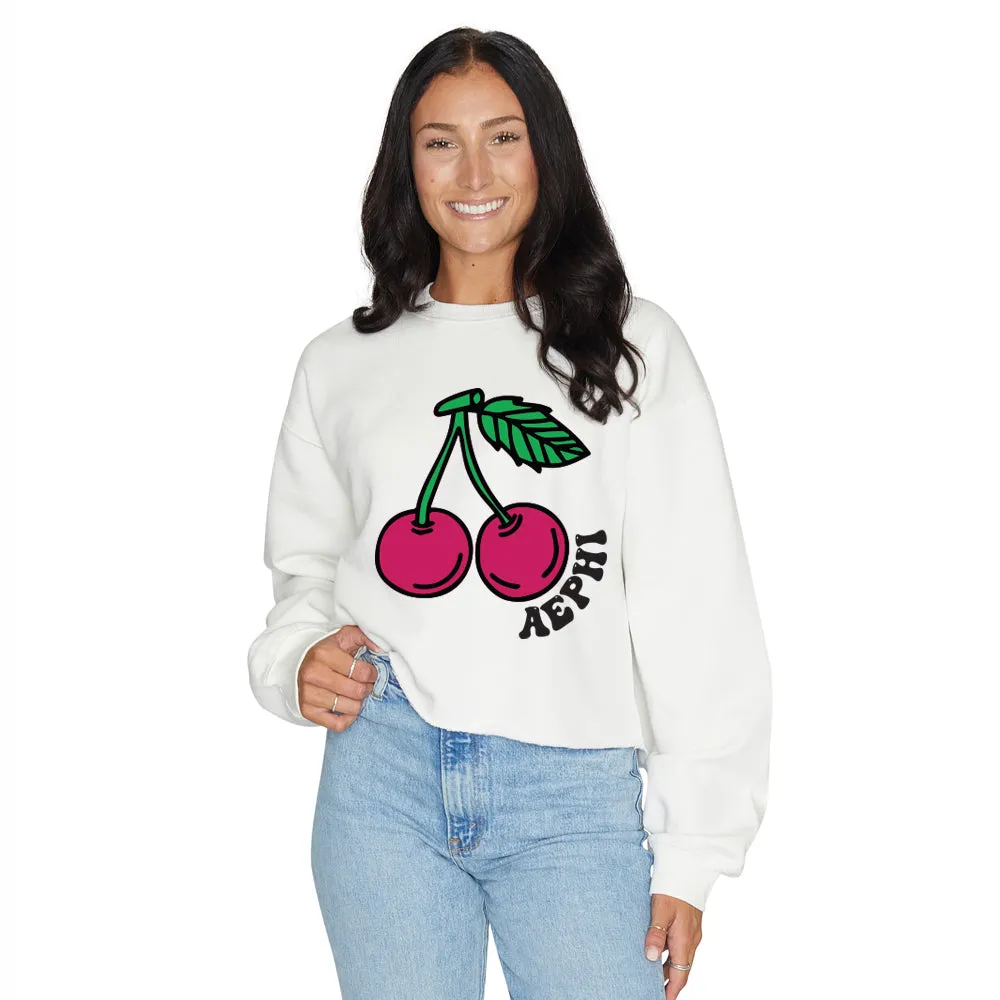 Alpha Epsilon Phi Cherry Crewneck