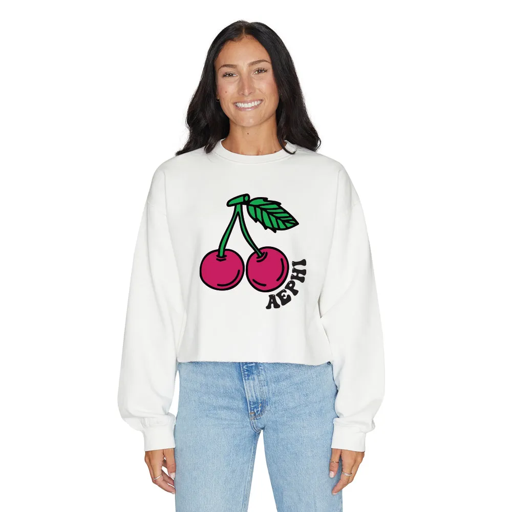 Alpha Epsilon Phi Cherry Crewneck