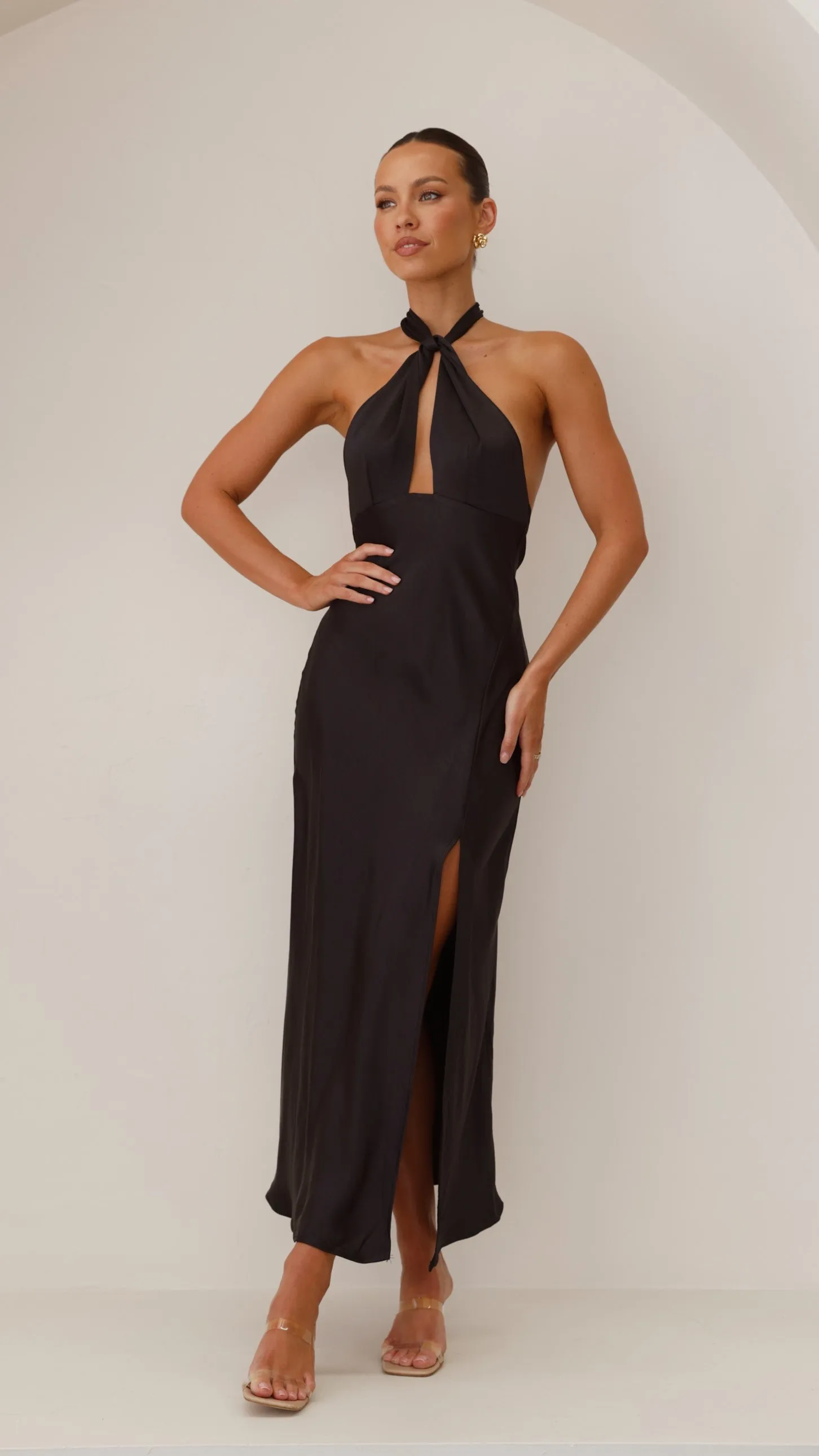 Amalia Maxi Dress - Black