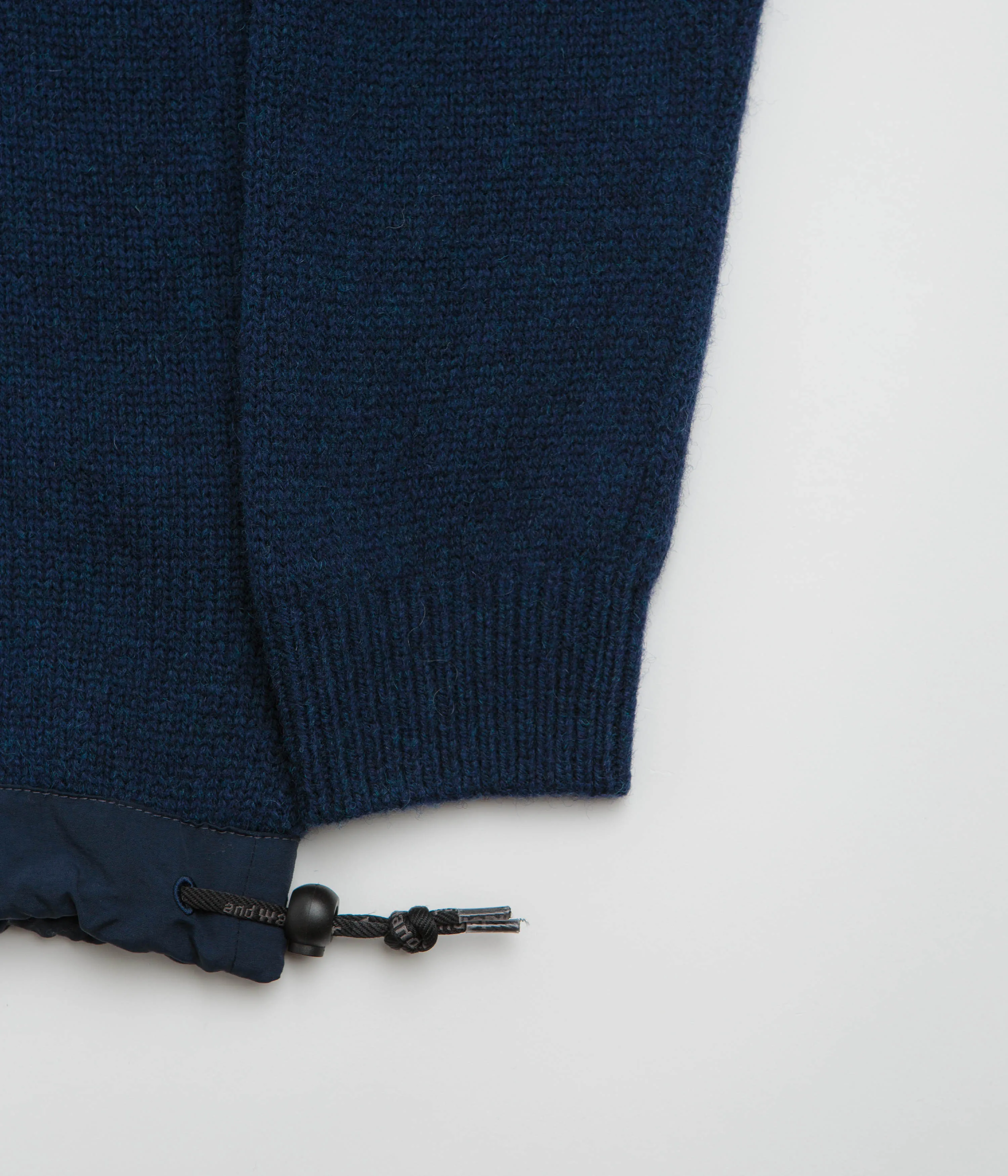 and wander Shetland Wool Sweatshirt - Blue