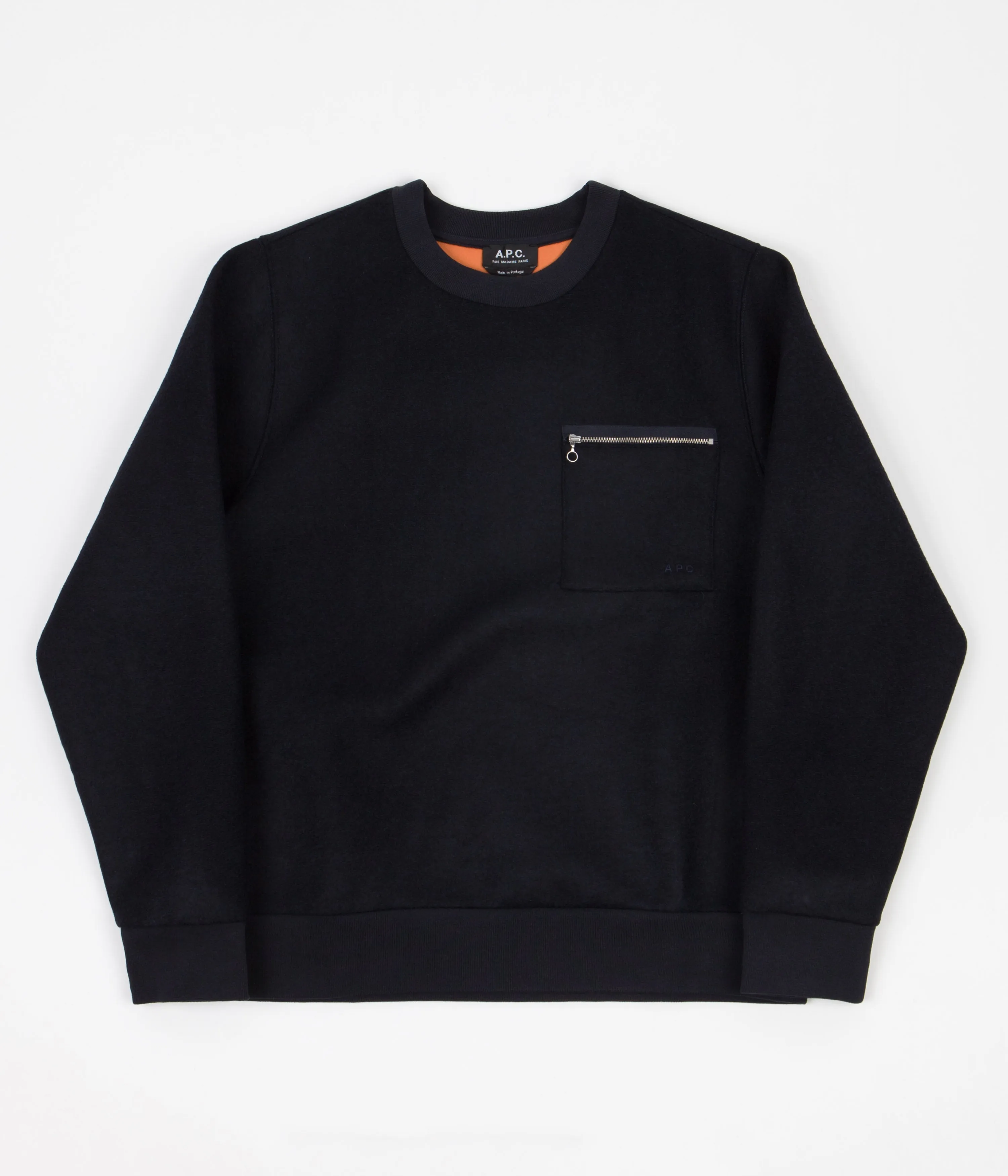 A.P.C. Louis Crewneck Sweatshirt - Dark Navy