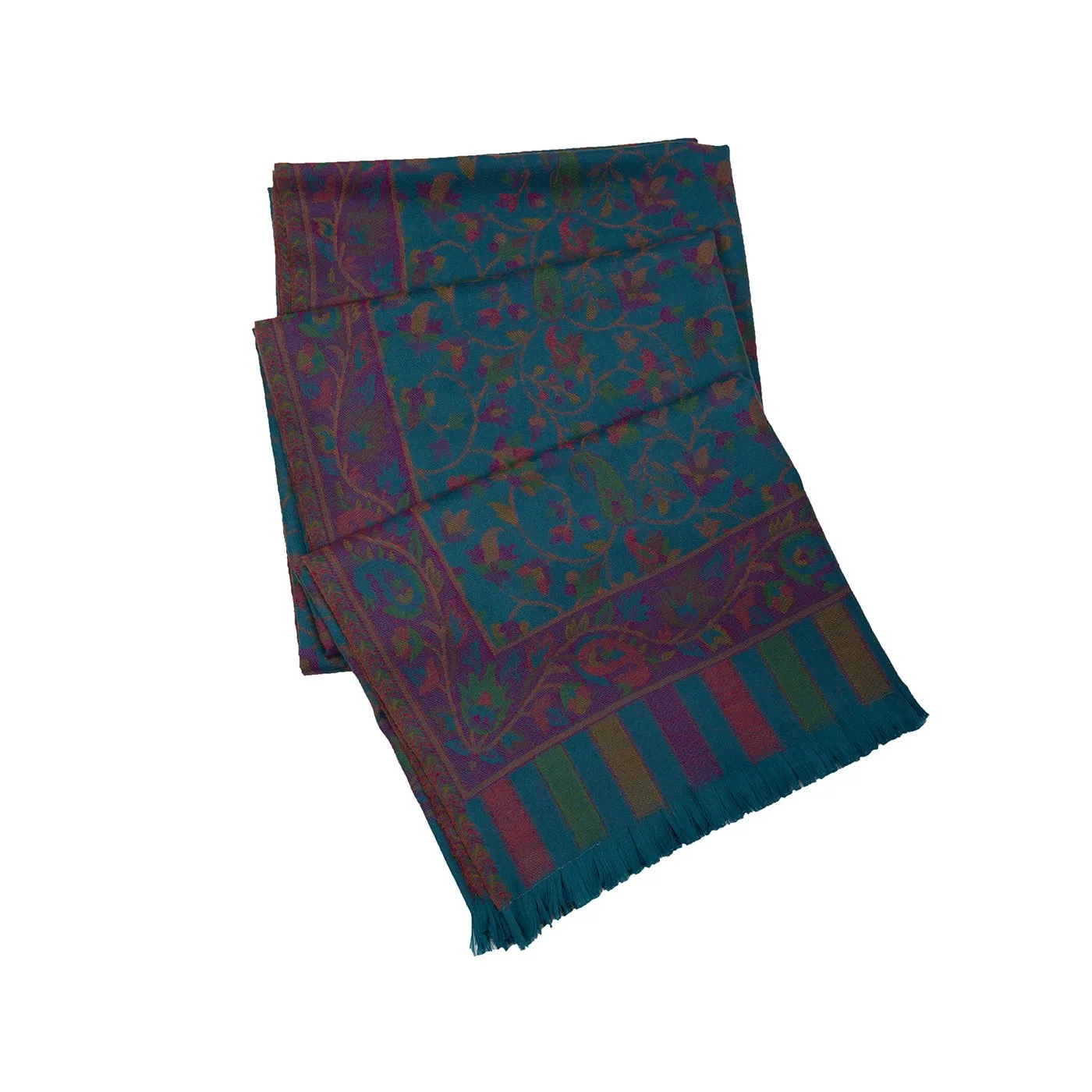 Atif Blue Woolen Lohi Shawl