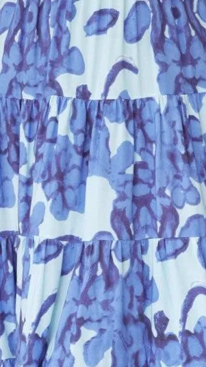 Badar Maxi Dress - Blue Floral