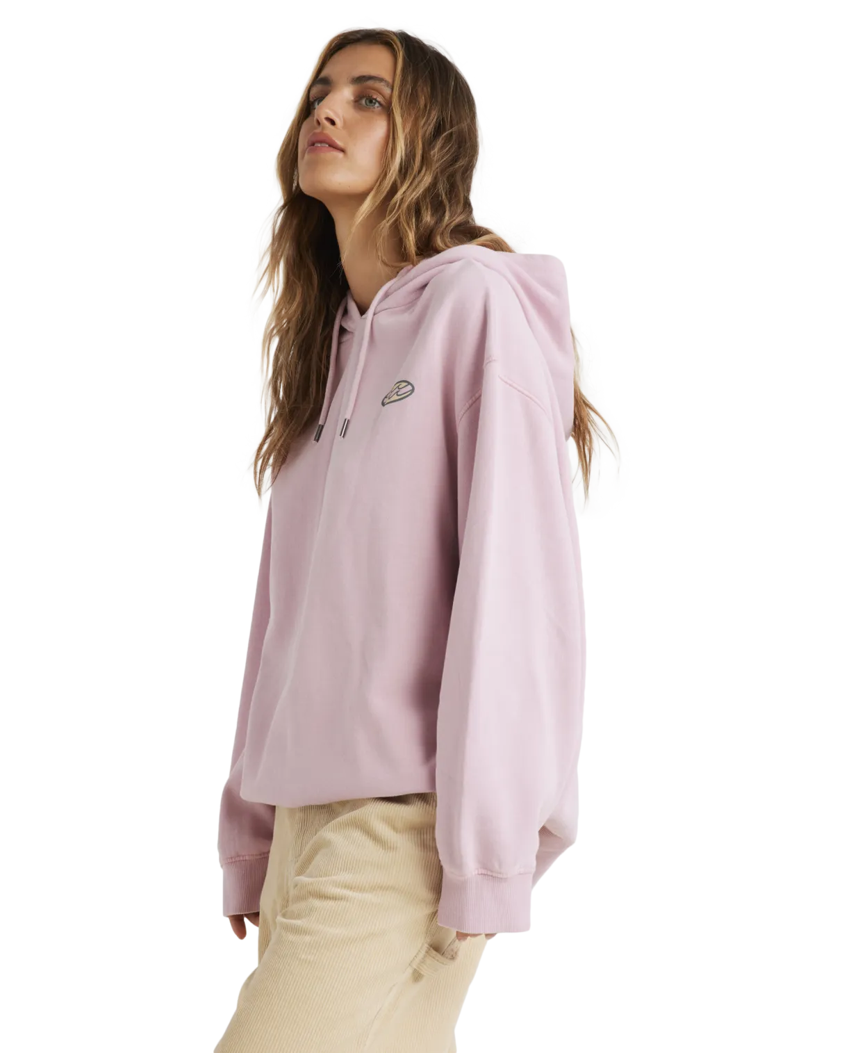 Beach Tour Hoodie in Chalk Pink