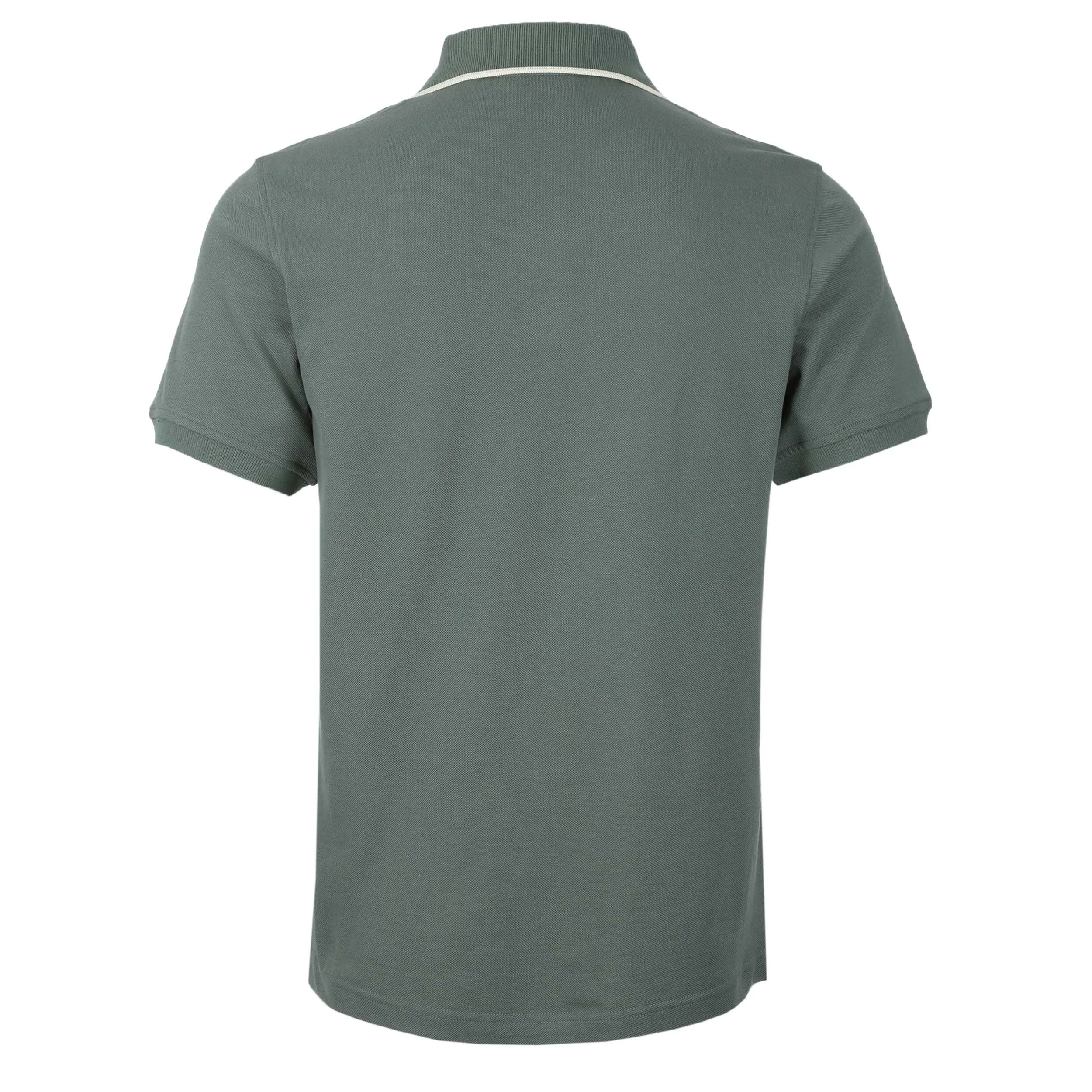 Belstaff Tipped Polo Shirt in Mineral Green