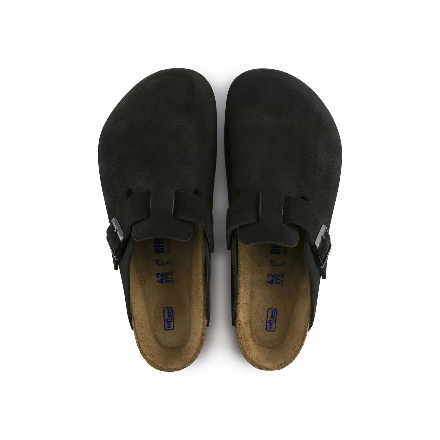 Birkenstock Boston Soft Footbed Black