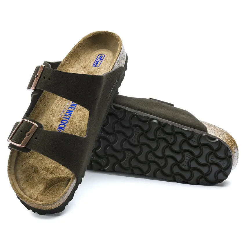 Birkenstock Mocha Brown Soft Bed Suede Arizona Sandal