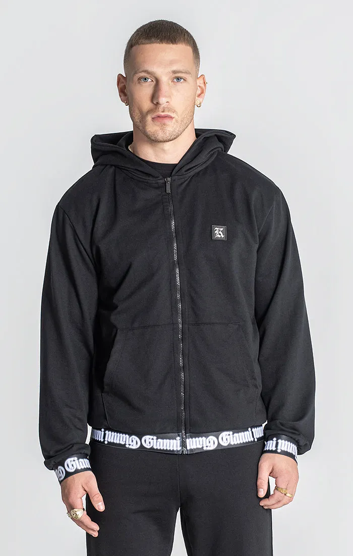 Black Nostalgia Hoodie Jacket