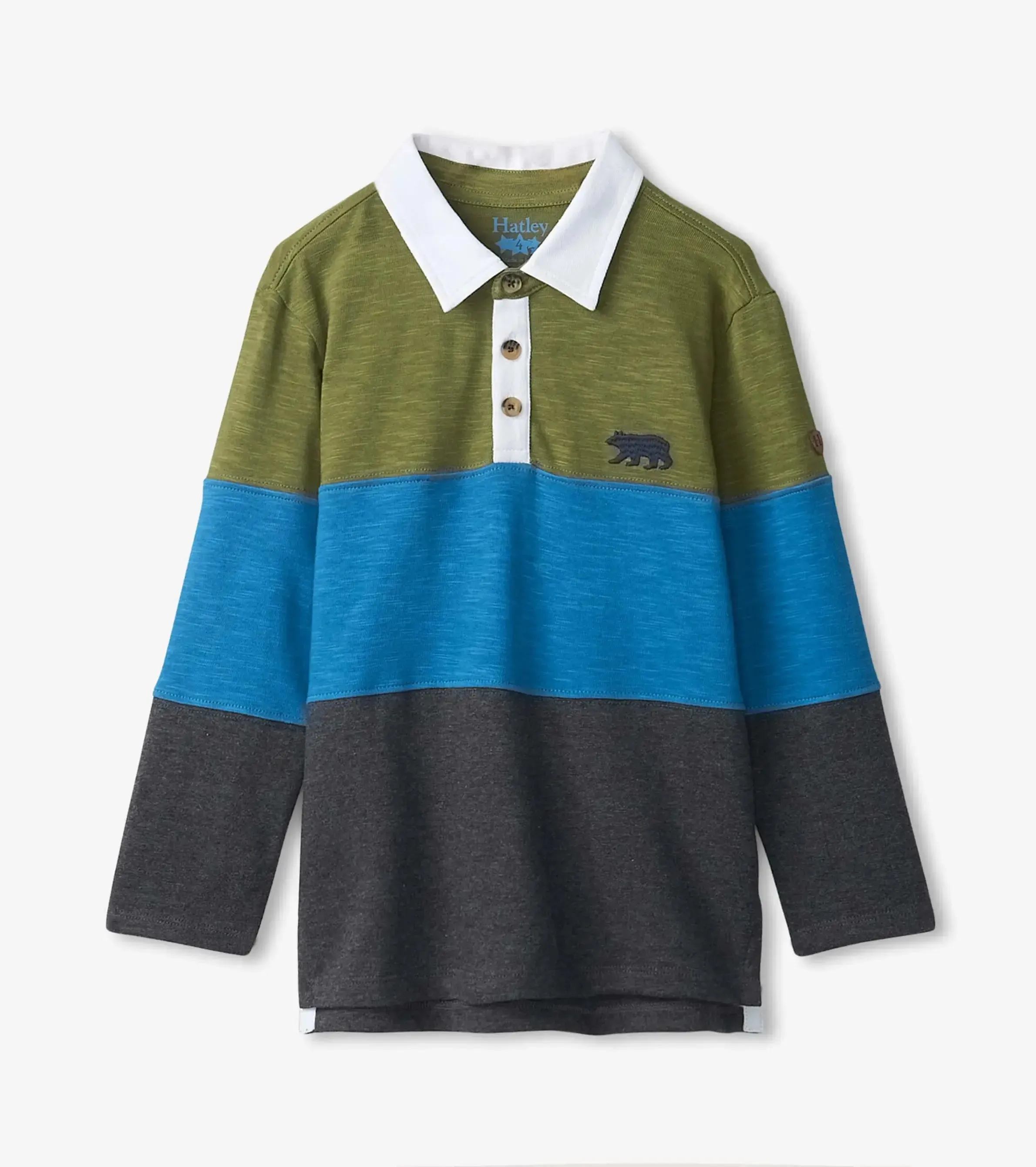 Boys Fall Colourblock Rugby Shirt | Hatley