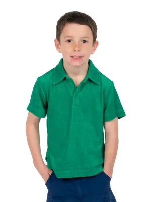 Boy's Poppy Polo - Jellybean Terry