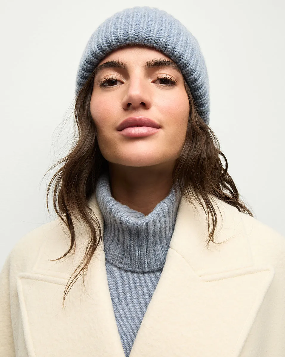 Cashmere Foldover Beanie