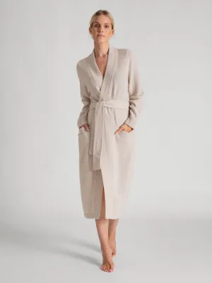 Cashmere robe "Premium" - beige