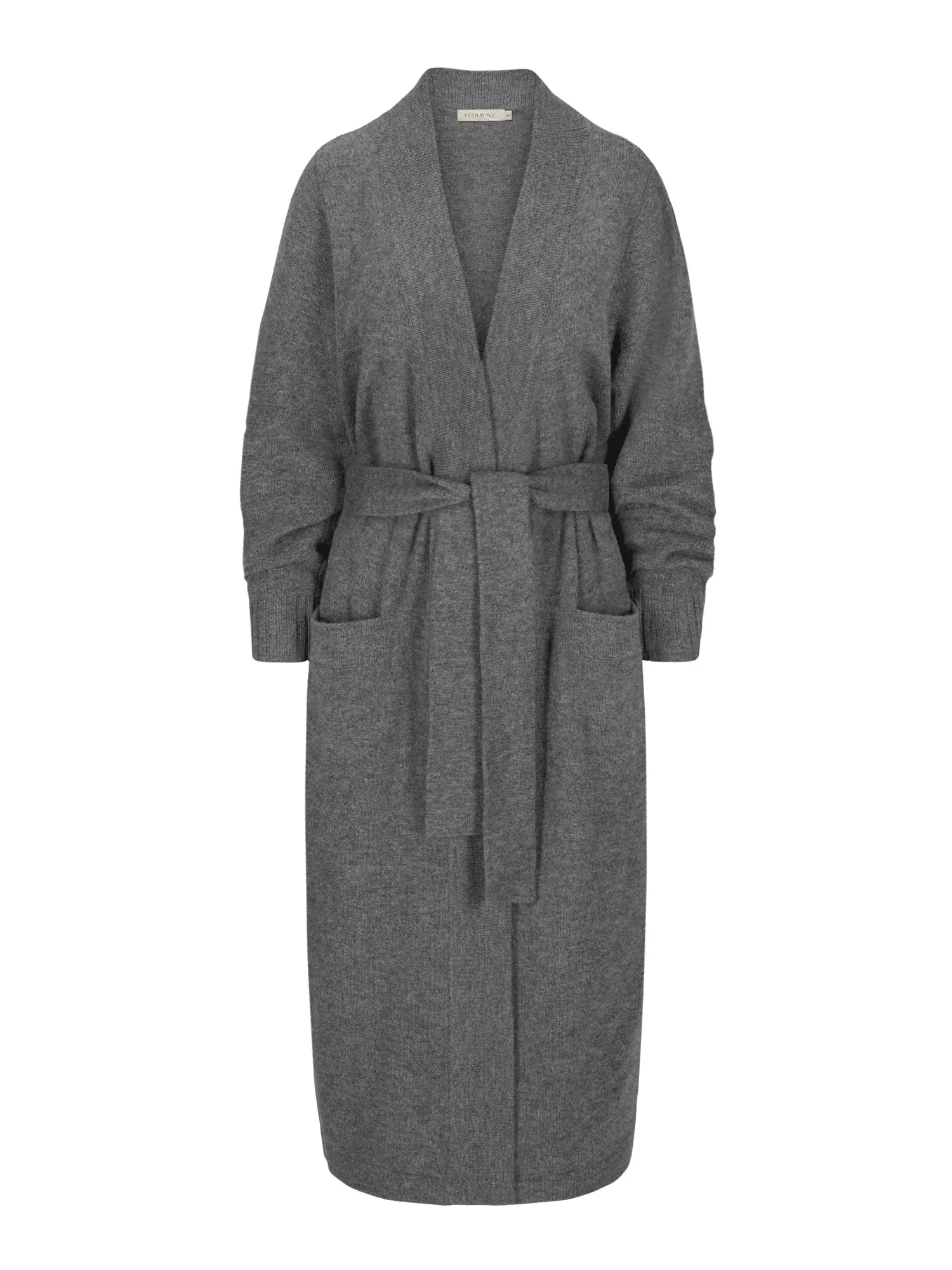 Cashmere robe "Premium" - Dark grey