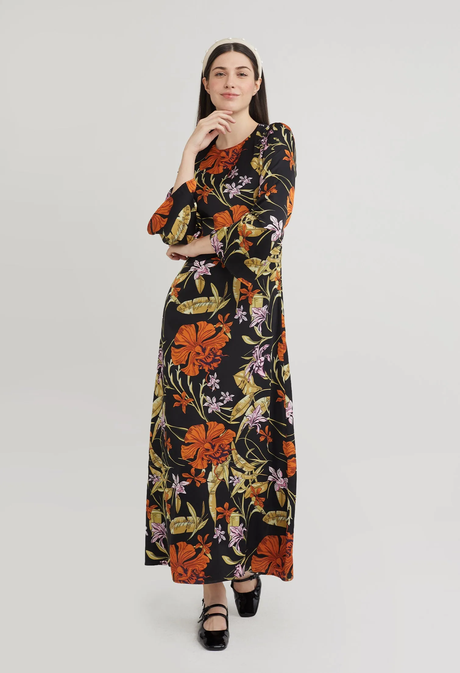 Ceria Floral Maxi Dress