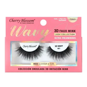 Cherry Blossom Wavy 3D Faux Mink Eyelashes