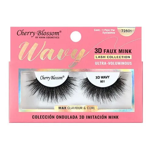 Cherry Blossom Wavy 3D Faux Mink Eyelashes