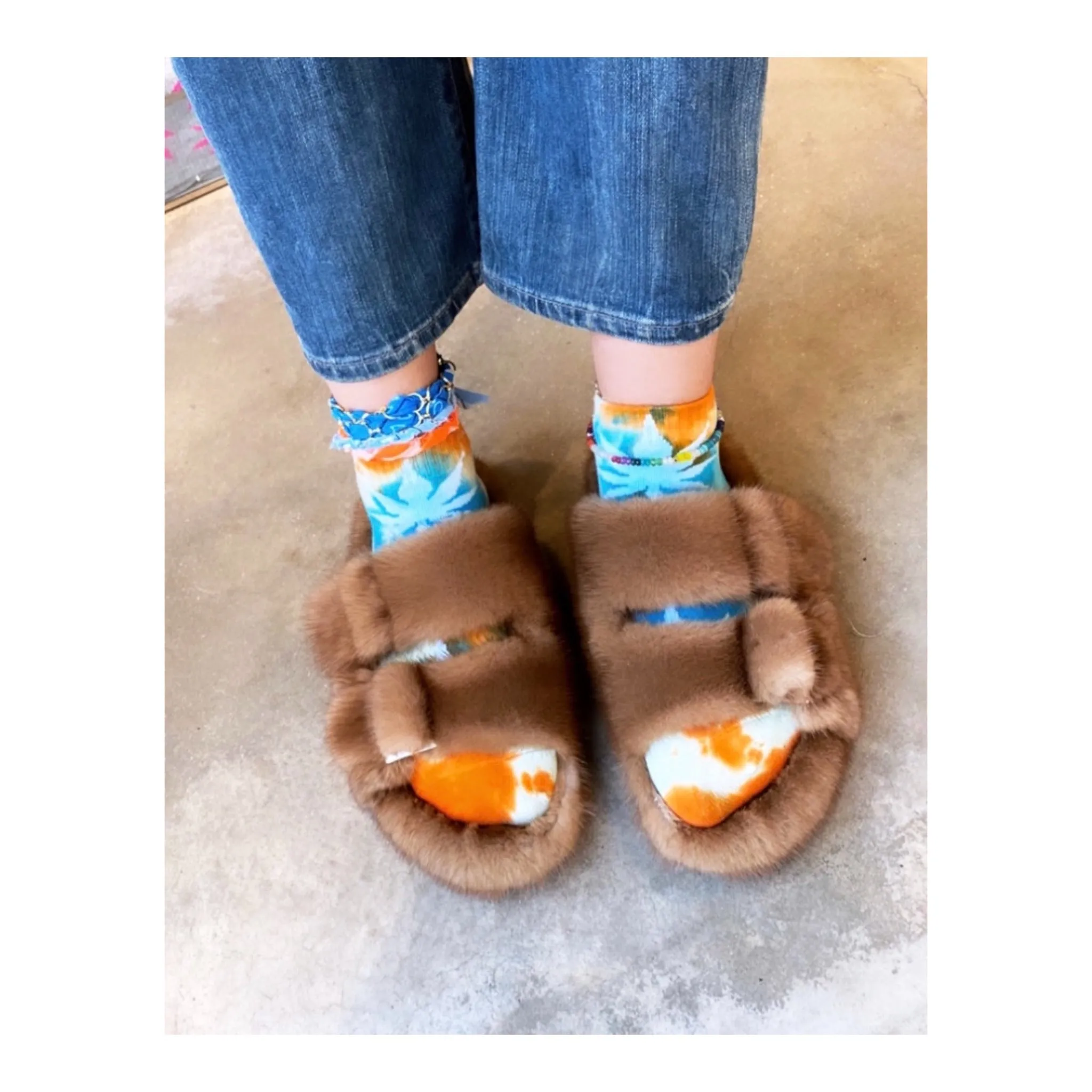 Chestnut Brown Arizona Slippers