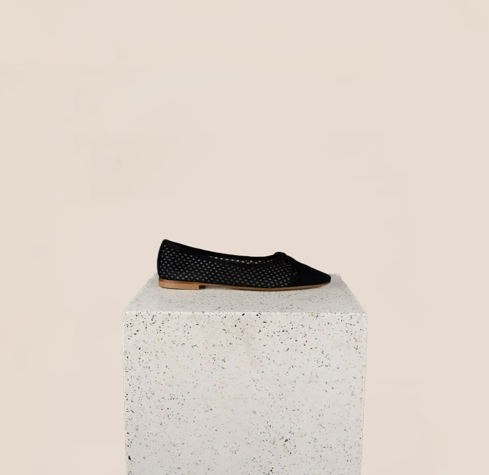 Como - Rete/Black Suede (Mesh Suede)