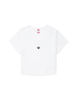 Cropped G-heart T-shirt