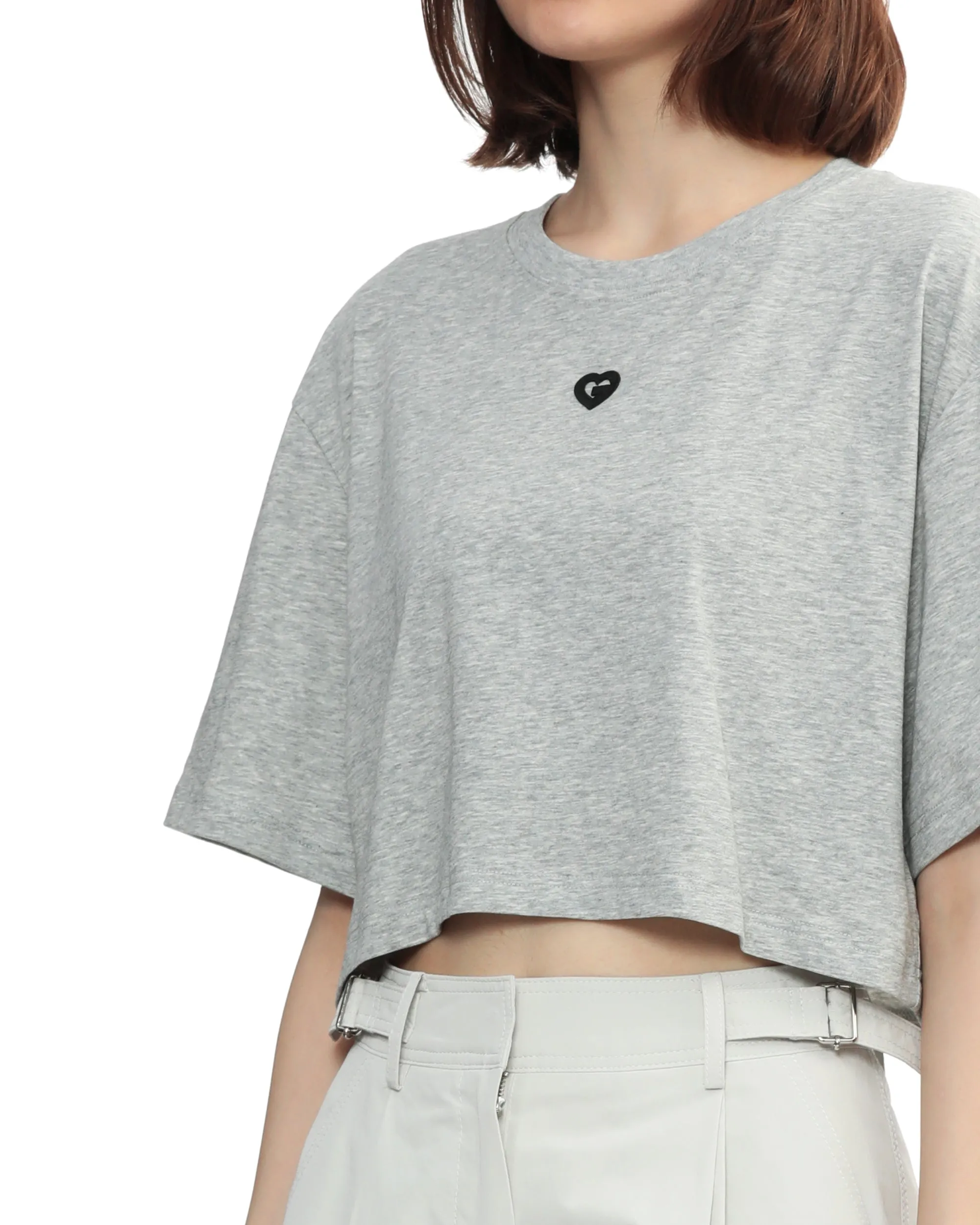 Cropped G-heart T-shirt