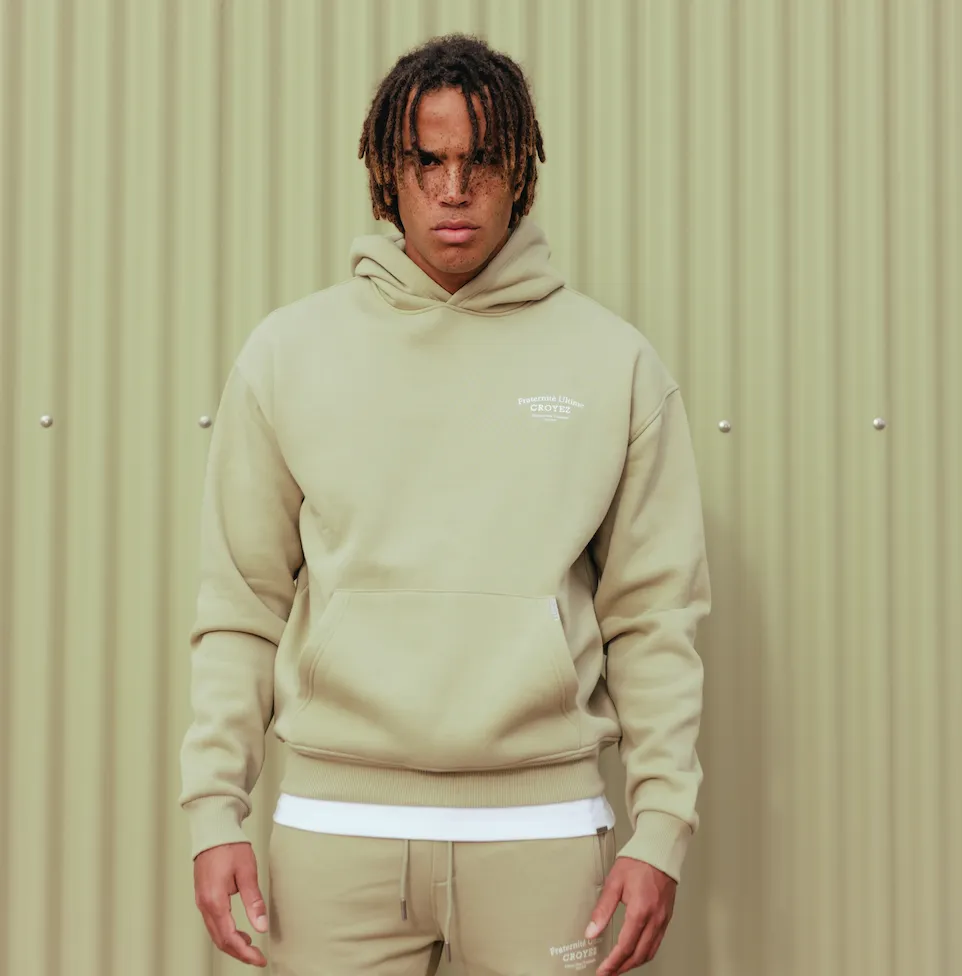 CROYEZ FRATERNITÉ HOODIE - EUCALYPTUS