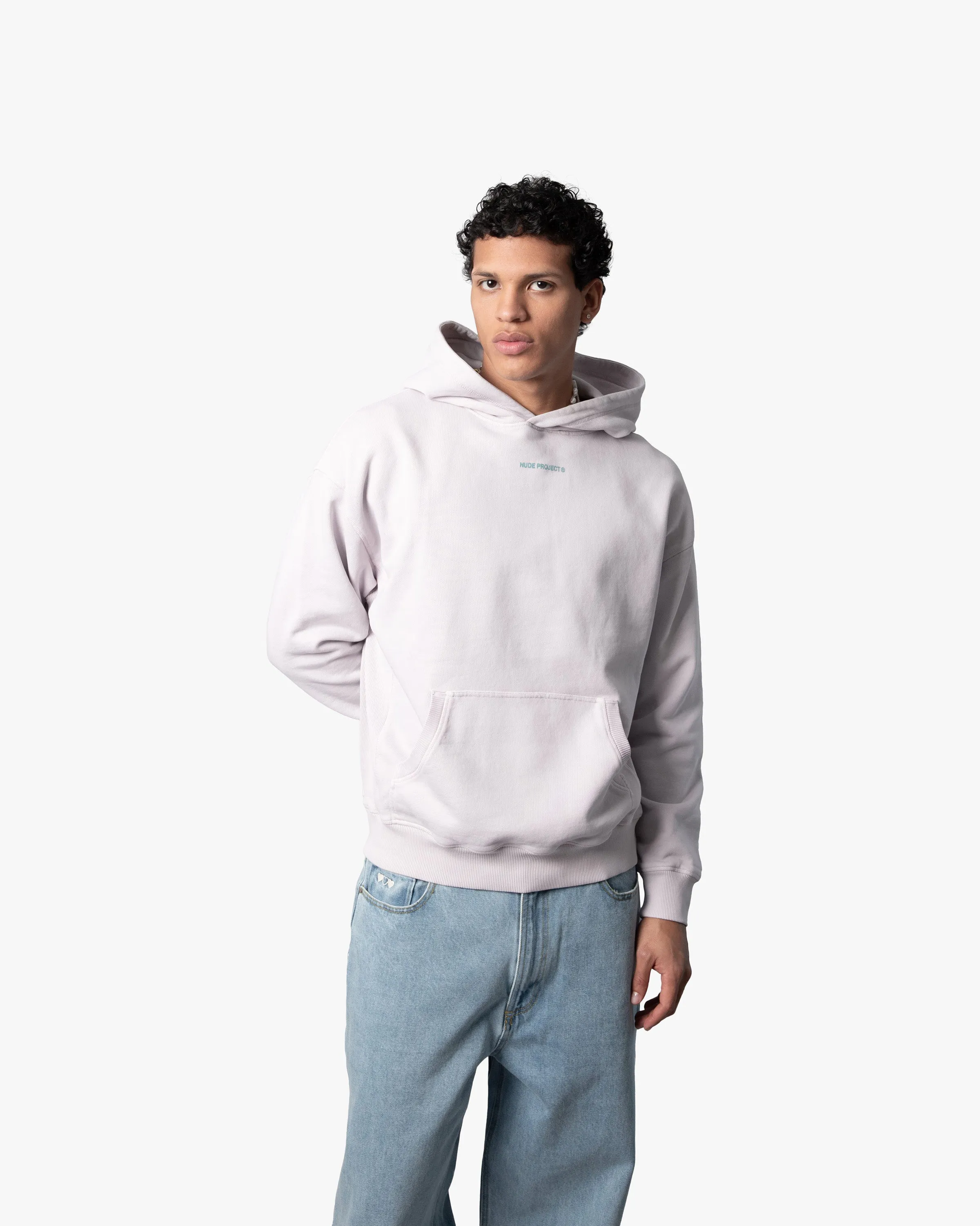 Cult Hood Unisex Lilac Garment-Dyed Hoodie
