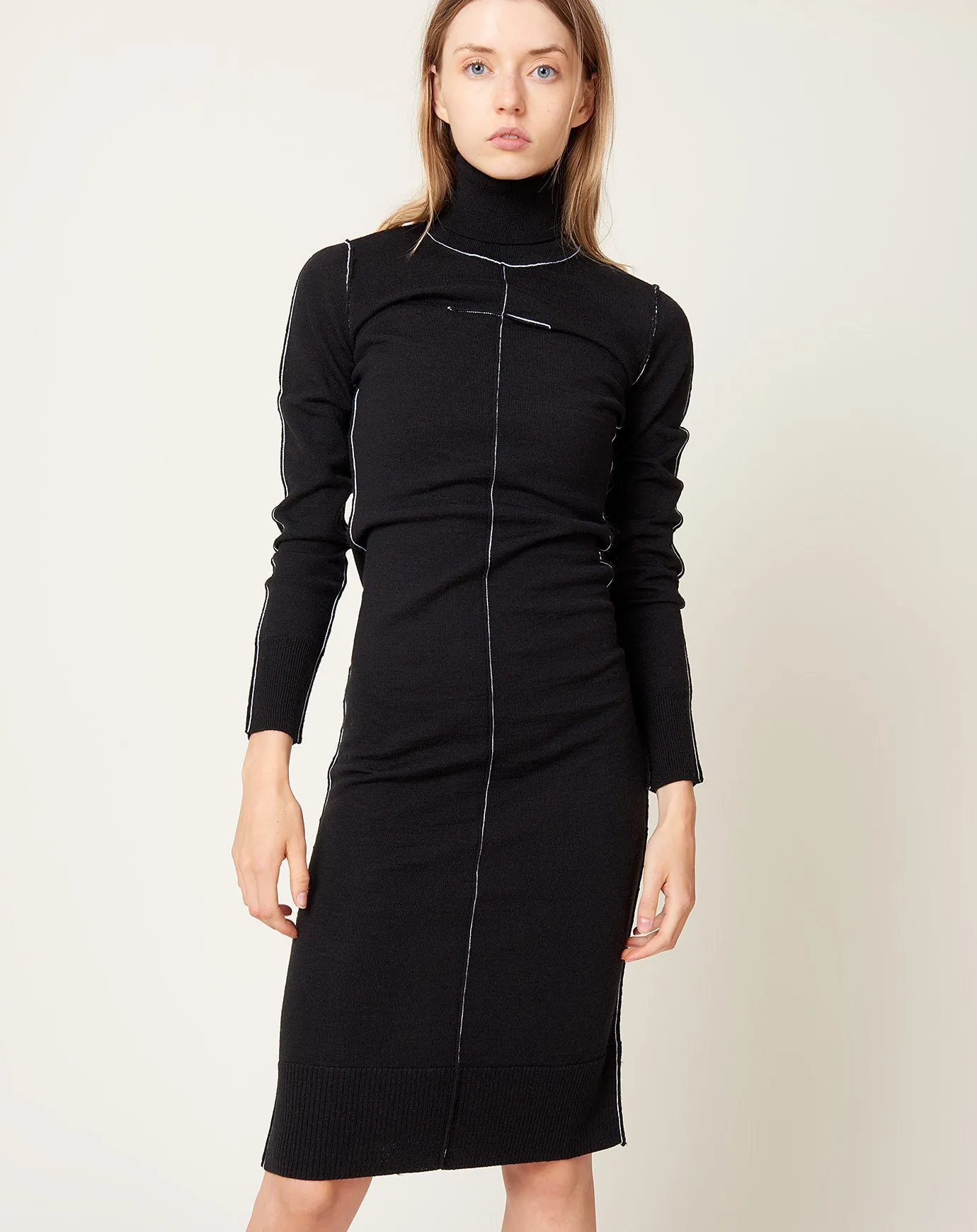 Essentials Knit Dress in Black