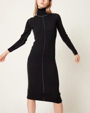 Essentials Knit Dress in Black