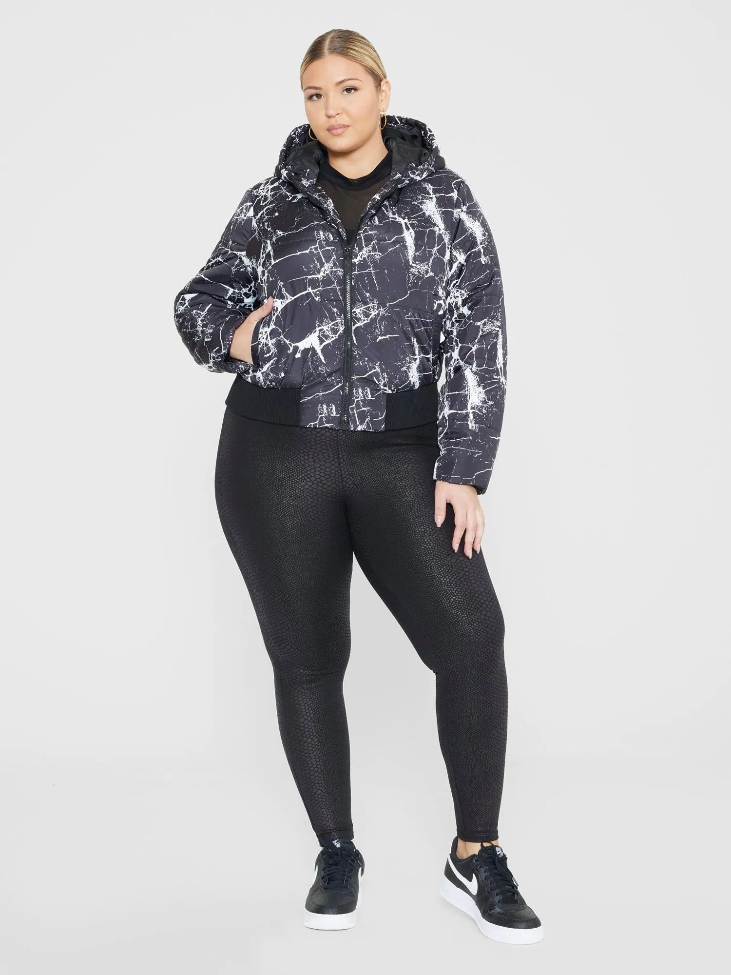 Farrah Short Hooded Puffer Coat