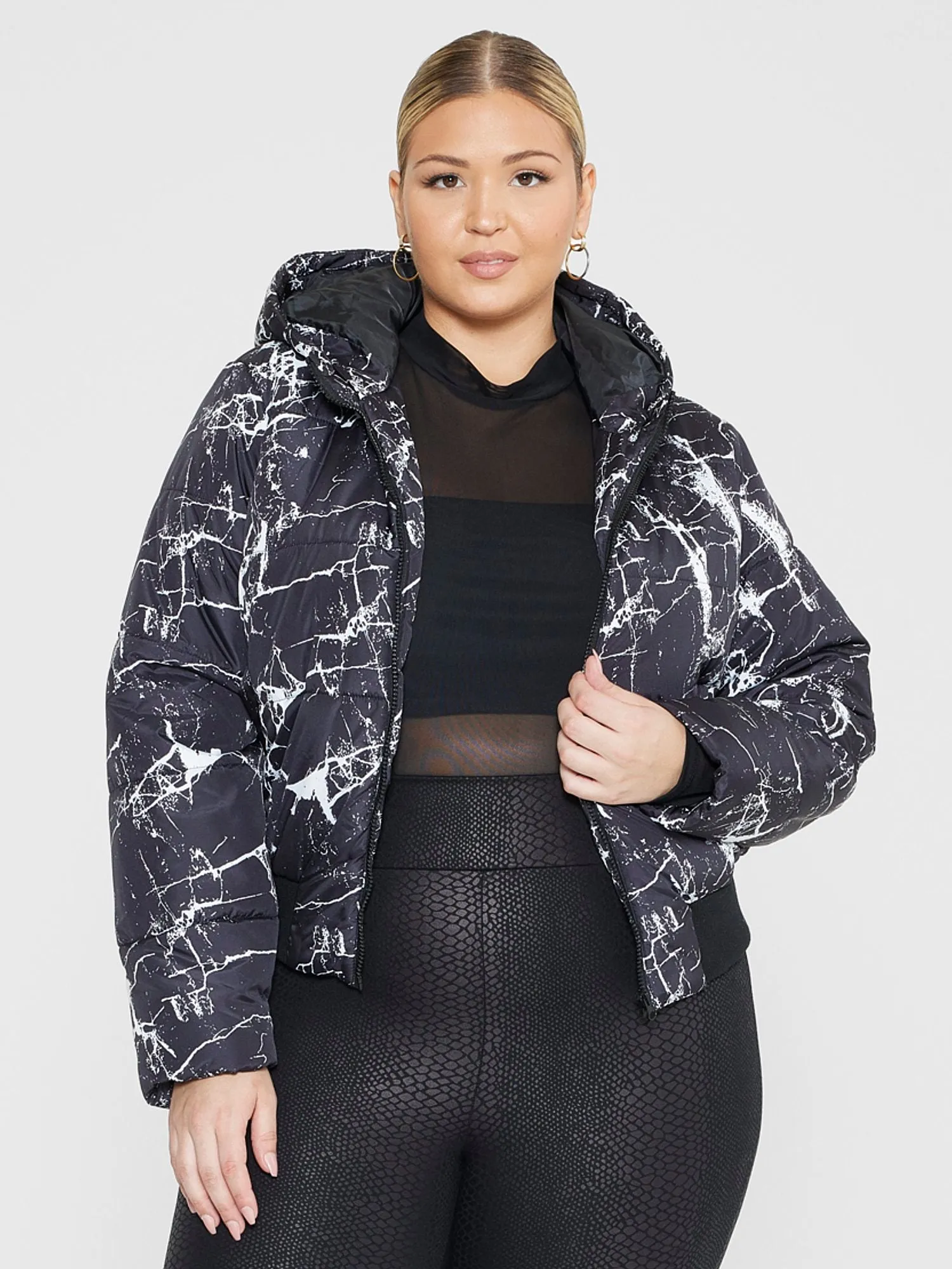 Farrah Short Hooded Puffer Coat