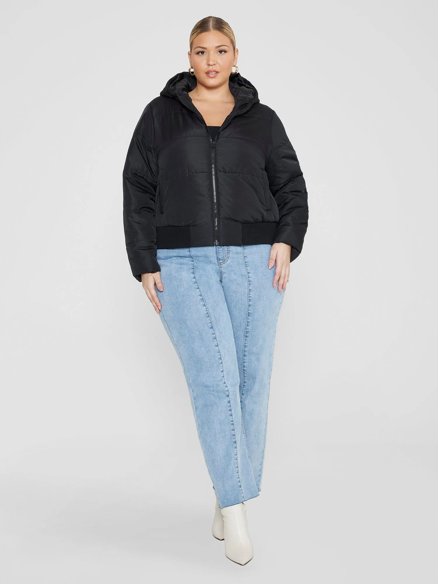 Farrah Short Hooded Puffer Coat