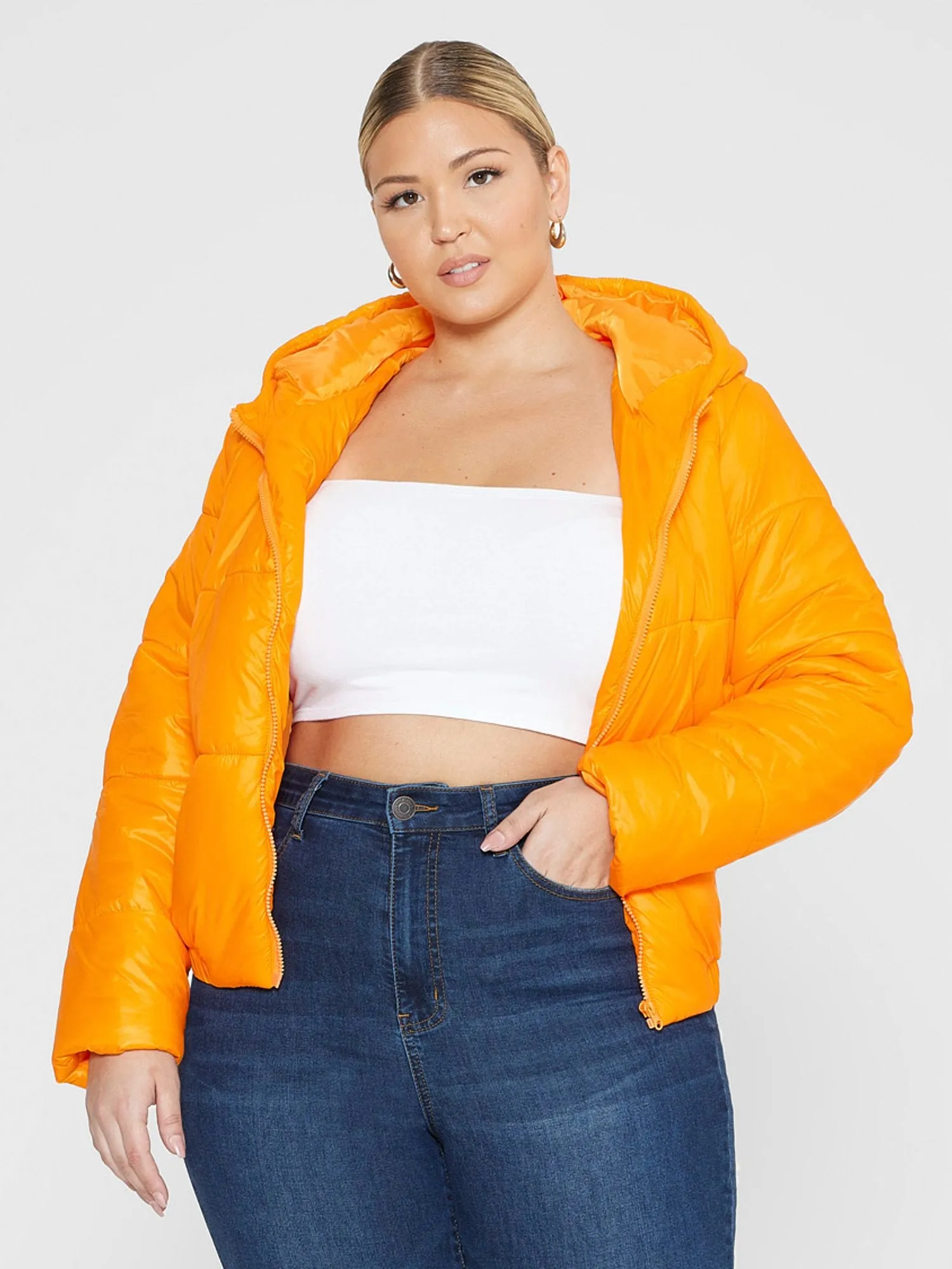 Farrah Short Hooded Puffer Coat