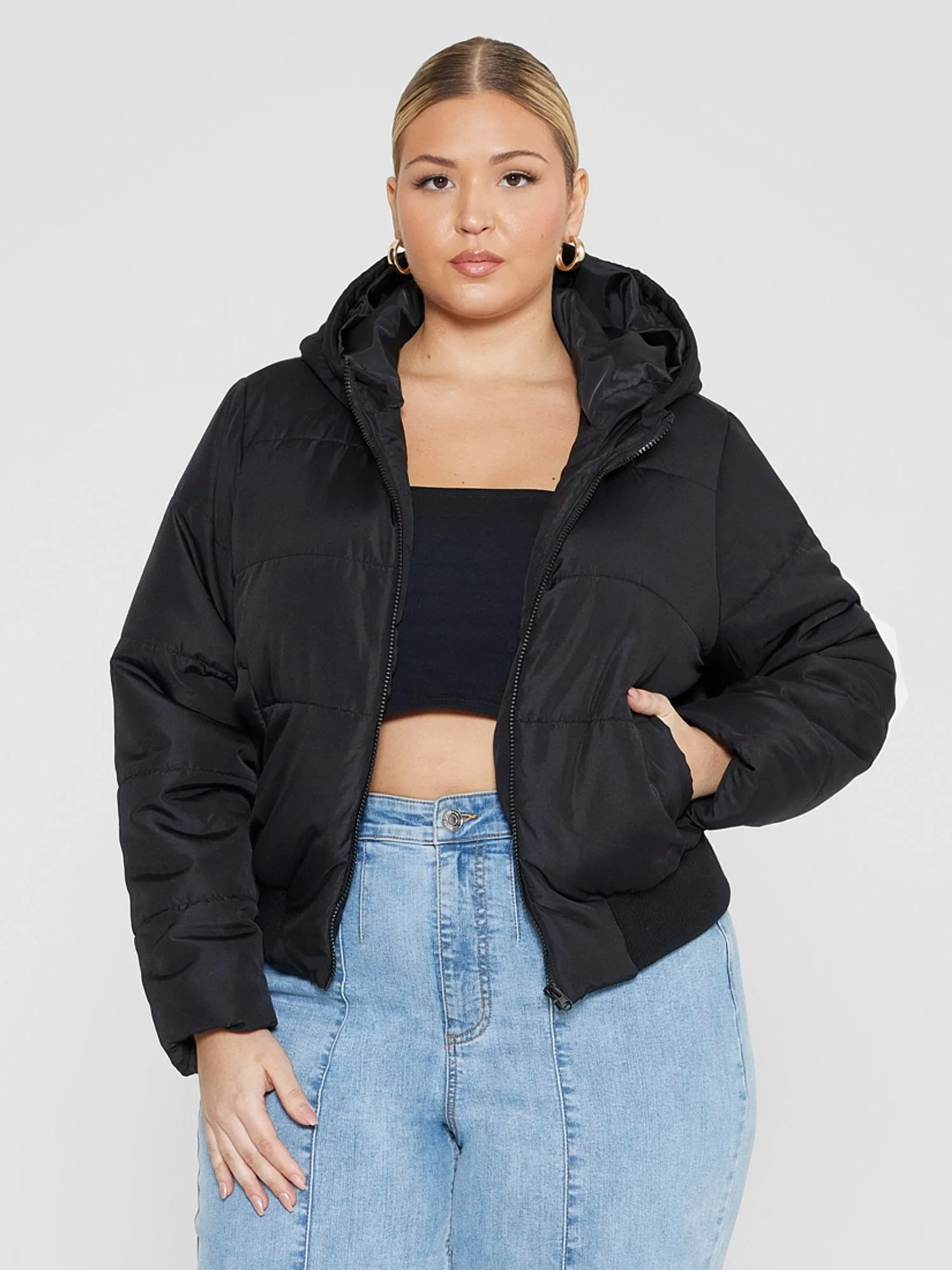 Farrah Short Hooded Puffer Coat