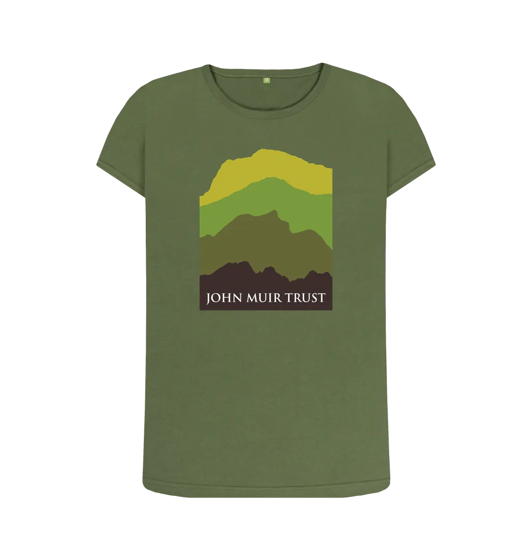 Four Mountains Women's T-shirt - New Green