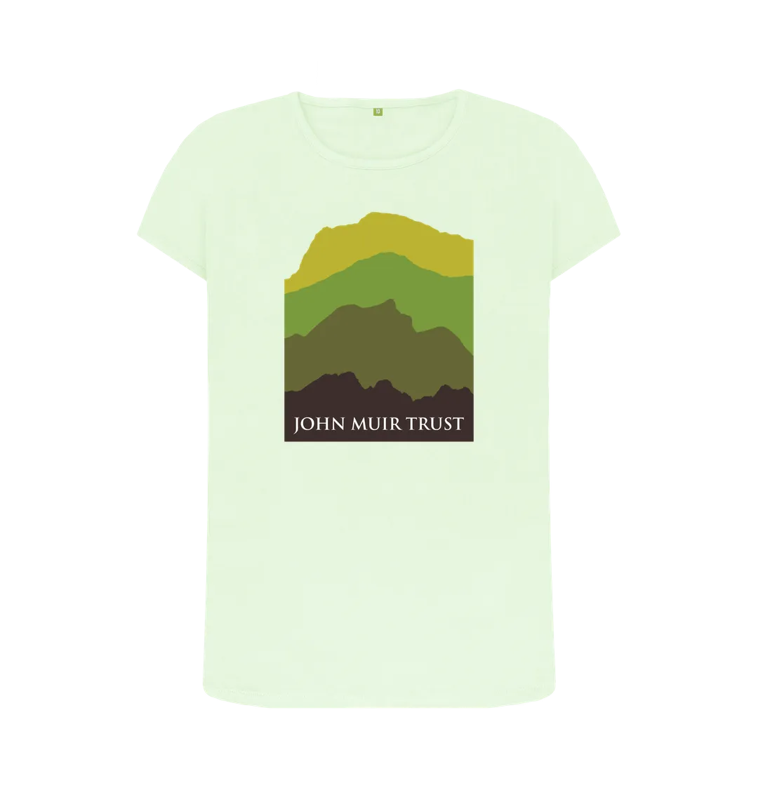 Four Mountains Women's T-shirt - New Green